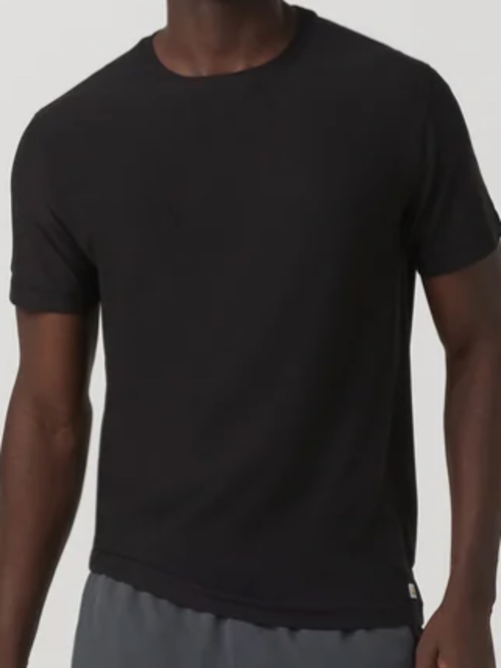 Vuori Strato Tech Performance Short Sleeve Tee Shirt, Black, X-Large